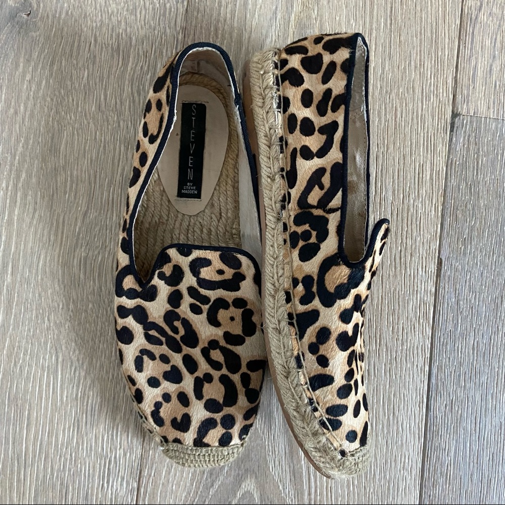 STEVEN | Steve Madden Leopard Espadrilles Lanni